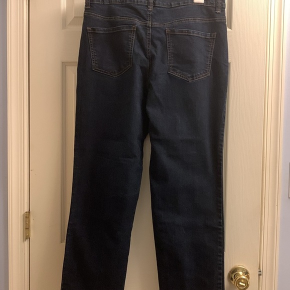 Gloria Vanderbilt Amanda Dark Blue Denim Jeans 16s EUC - Picture 5 of 8